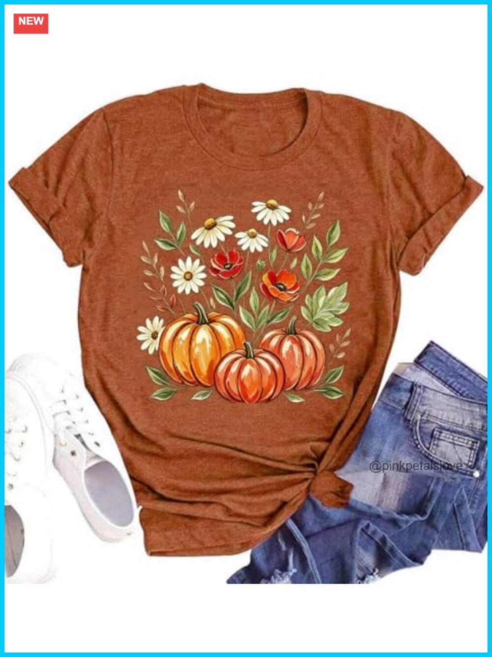 Womens Dandelion Sunflower Graphic Short Sleeve Casual T-Shirt